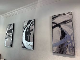Modern Abstract Wall Art Set – 3 Pieces