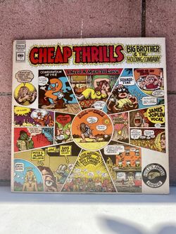 Vintage Vinyl : American 60’s Rock Band “ Big Brother and the Holding Company “ Second Studio Album “ Cheap Thrills  “ 1968 [ Final Album With Singer 