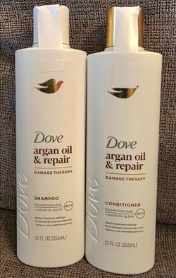 Dove 🕊 Shampoo & Conditioner Pair ~ Argan Oil & Repair