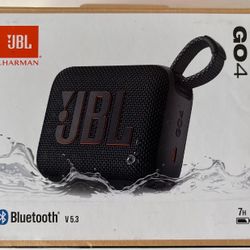 Brand NEW JBL Go 4 Portable Waterproof Bluetooth Speaker Black (JBLGO4BLKAM)