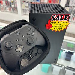 Xbox x series with Elite controller 3 months warranty
