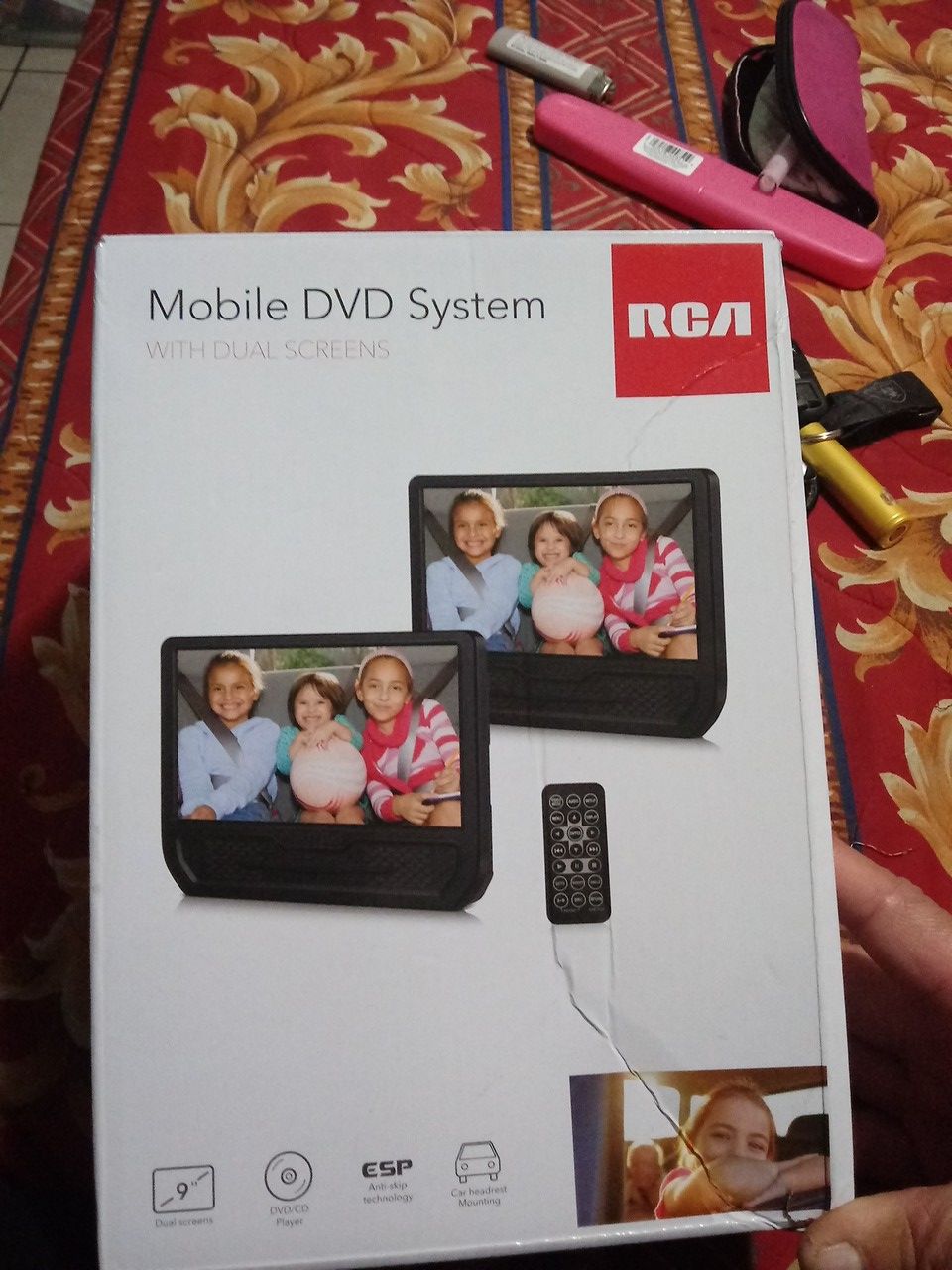 RCA MOBI L E DVD SYSTEM, paid $160