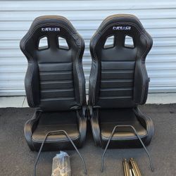 Nrg Innovations Racing Bucket Seats Asientos Deportivos Universales 
