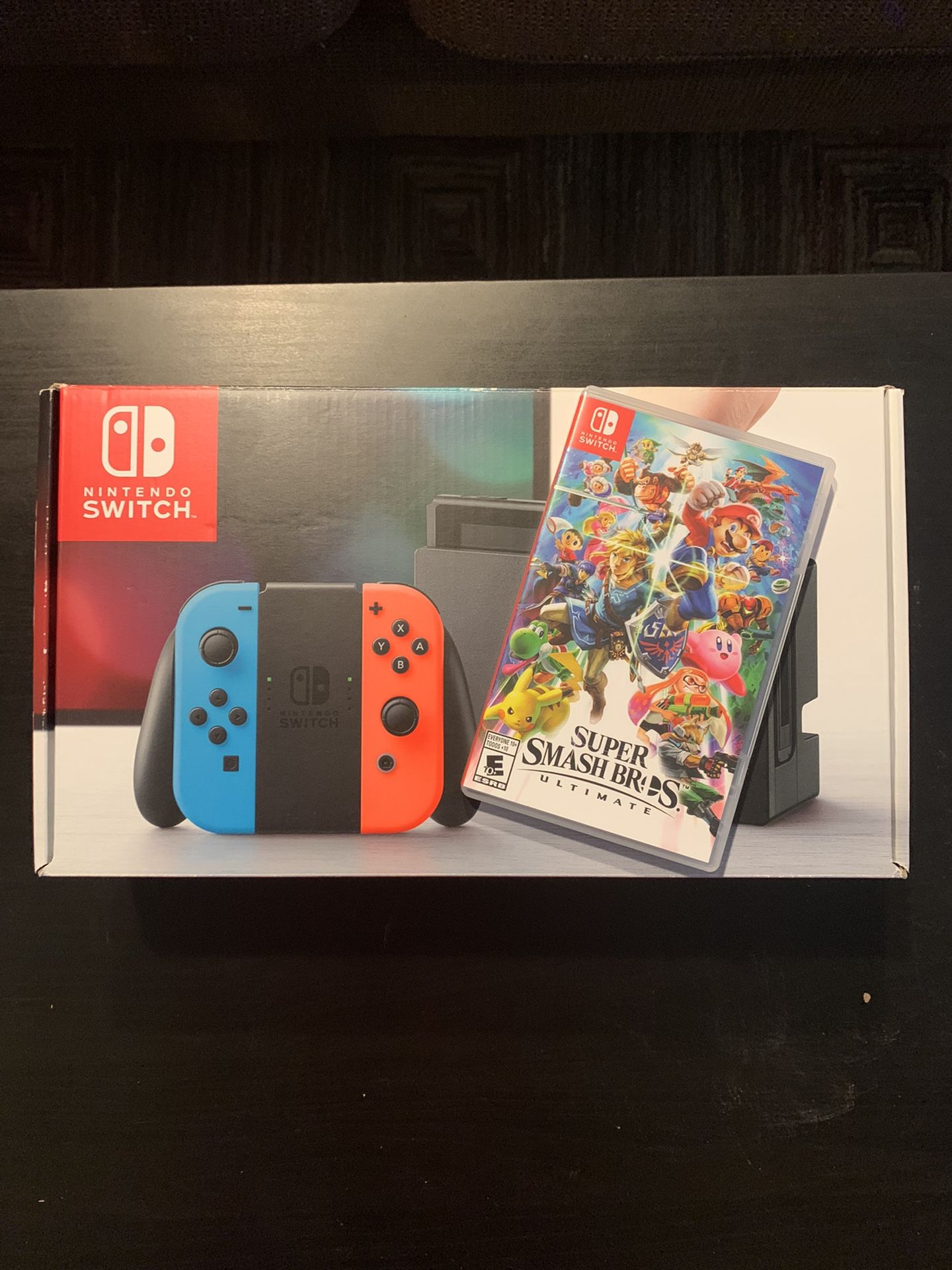 Brand New Nintendo Switch 32GB and Super Smash Bros game