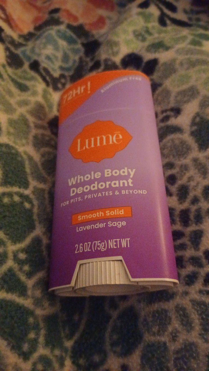 Lume Deodorant Purple Scent Lavender Sage 