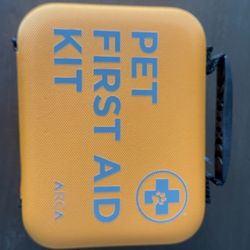 ARCA Cat & Dog First Aid Kit for Car - Pet Emergency Kit for Home Office Travel – Dog Camping Essentials with Digital Thermometer, Muzzle & Mini First