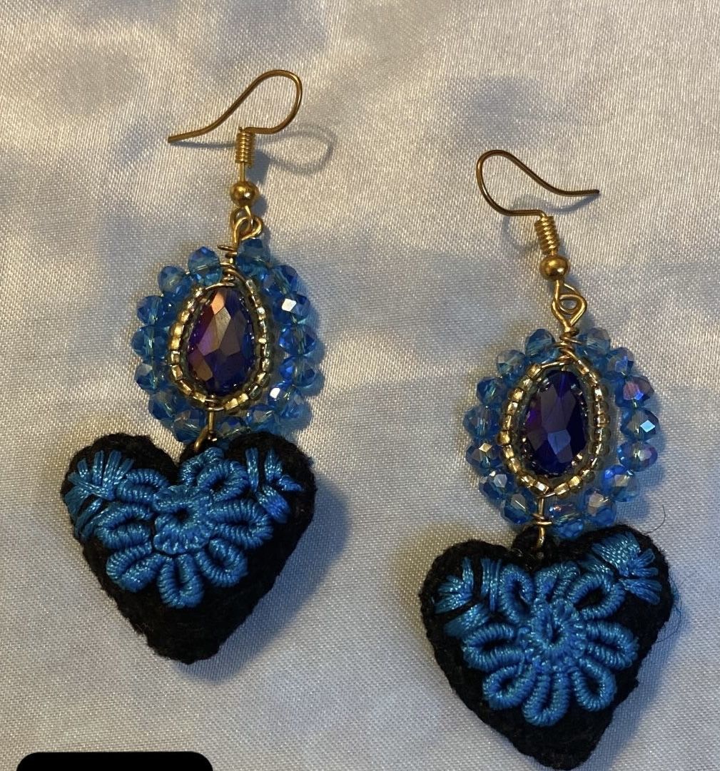 Mexican Embroidered Earrings