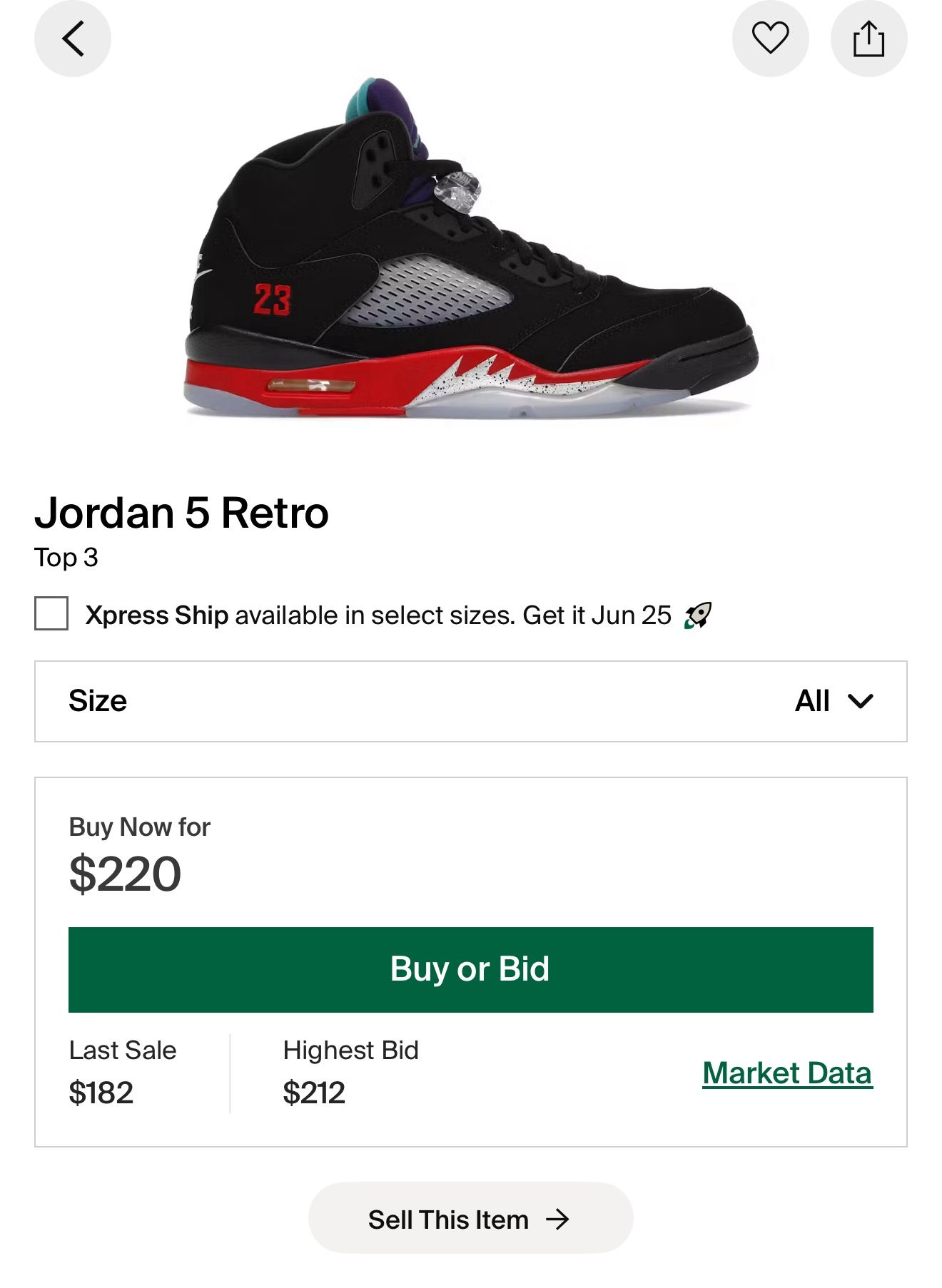 Jordan 5 Retro