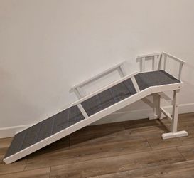 OneLike White Pet Ramp with Non-Slip Surface