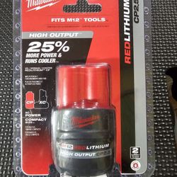 Milwaukee M12 12V Lithium-Ion CP High Output 2.5 Ah Battery Pack