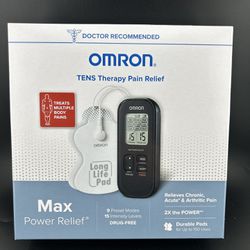 Omron TENS Therapy Pain Relief ~ Max Pain Relief