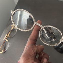 Diamond Framed Glasses
