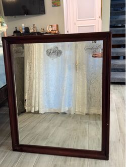 Wood Framed Mirror