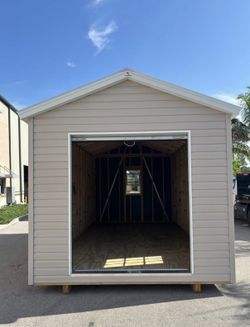 10x20 Mountaineer Shed (Mocha/ Mocha/ Galvalume)