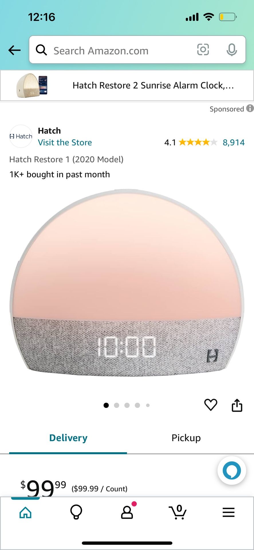 Hatch Restore 1 (2020 Model)