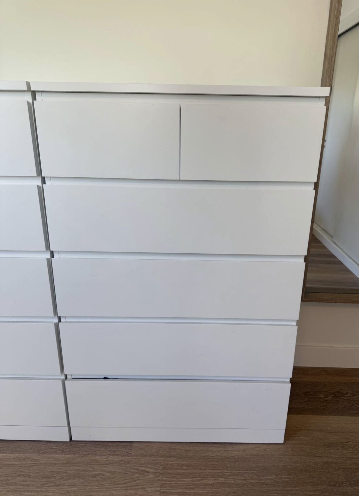 IKEA White Malm 6 Drawers Dresser Cajonera FIRM PRICE