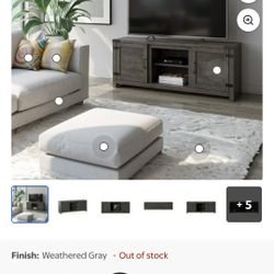 TWINSTAR HOME Gray TV Stand up to 65" TC60-6714-PG77