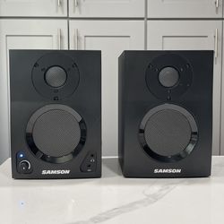 Samson MediaOne BT3 Powered Bluetooth Studio Monitors Pair Black