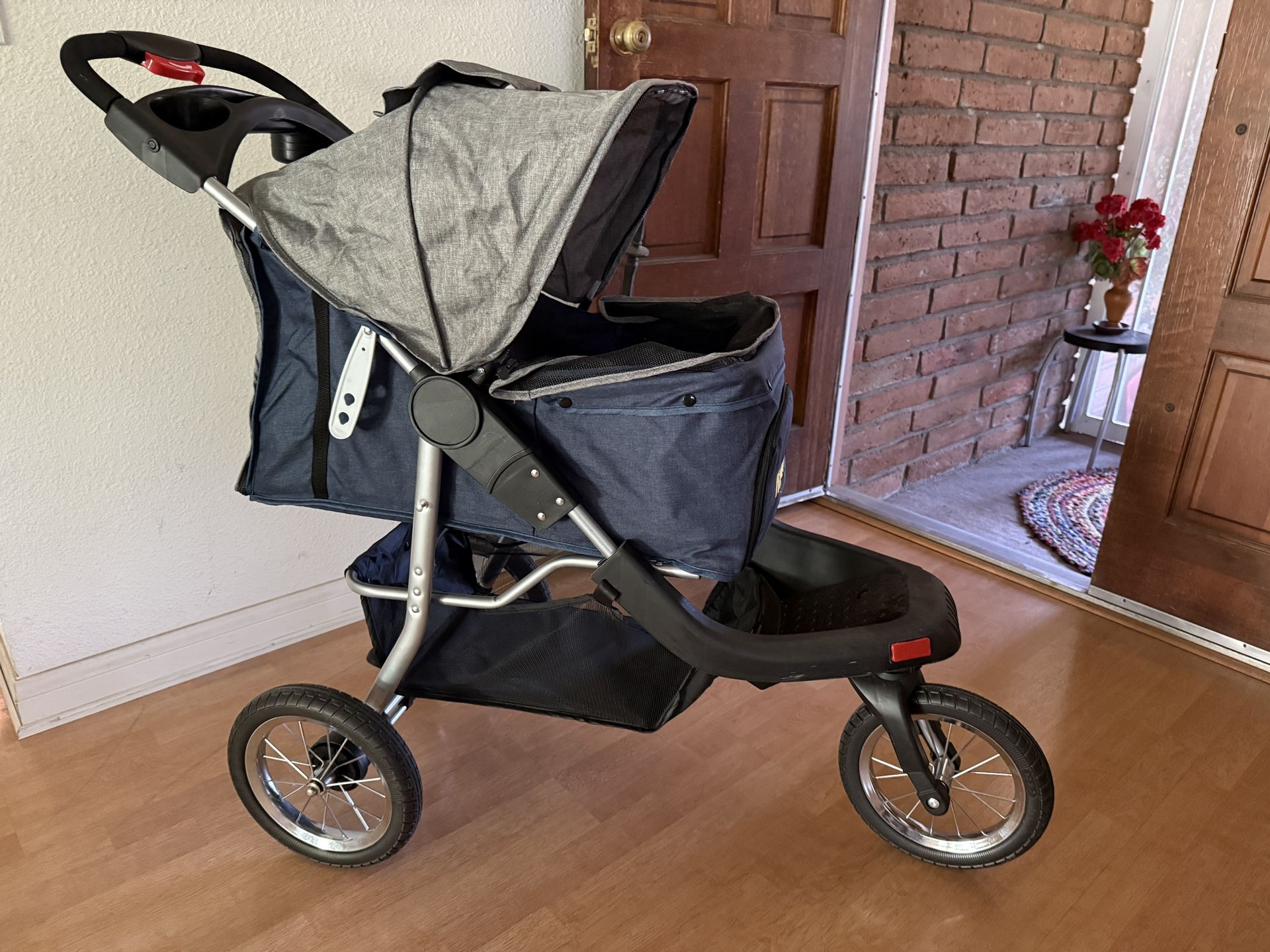 Dog Stroller -Heavy Duty Up To 55 lbs.