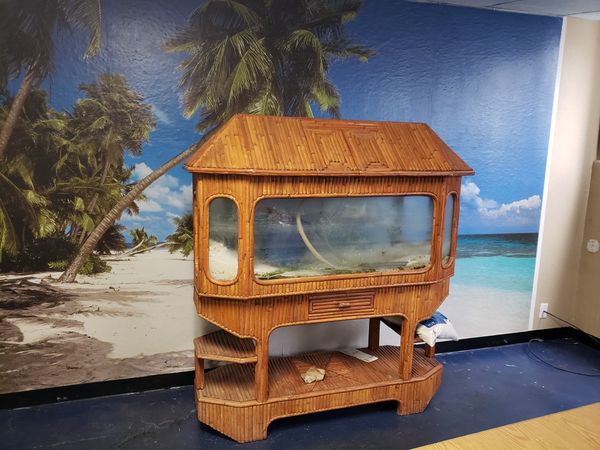 Bamboo surrounded fish tank for Sale in Gladstone, OR