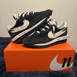 Nike Sacai x Fragment Waffle "Blue Void" 