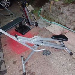 Sonny health and fitness row & ride machine.