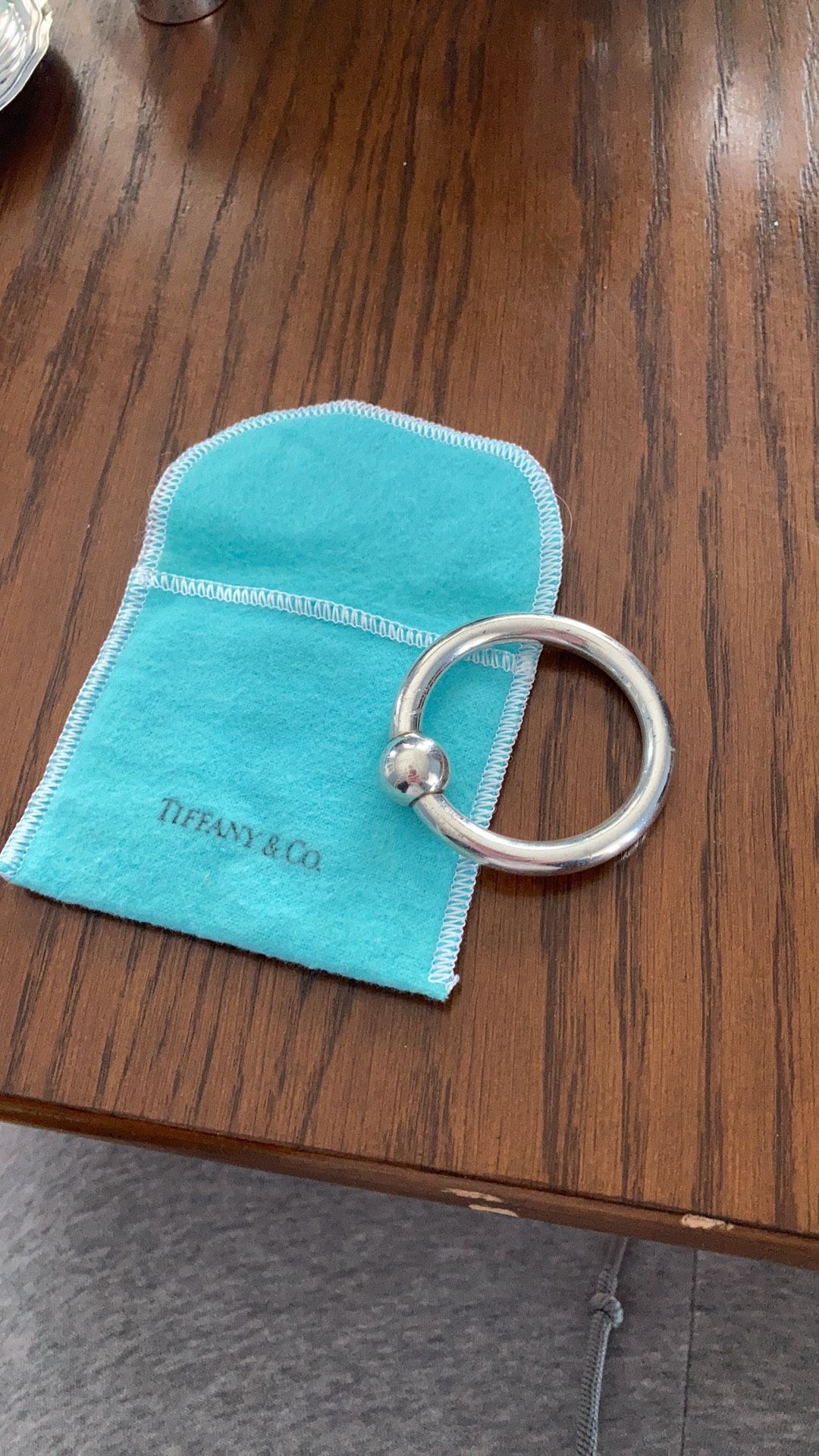 Tiffany & Co. Vintage Sterling Silver Baby Rattle