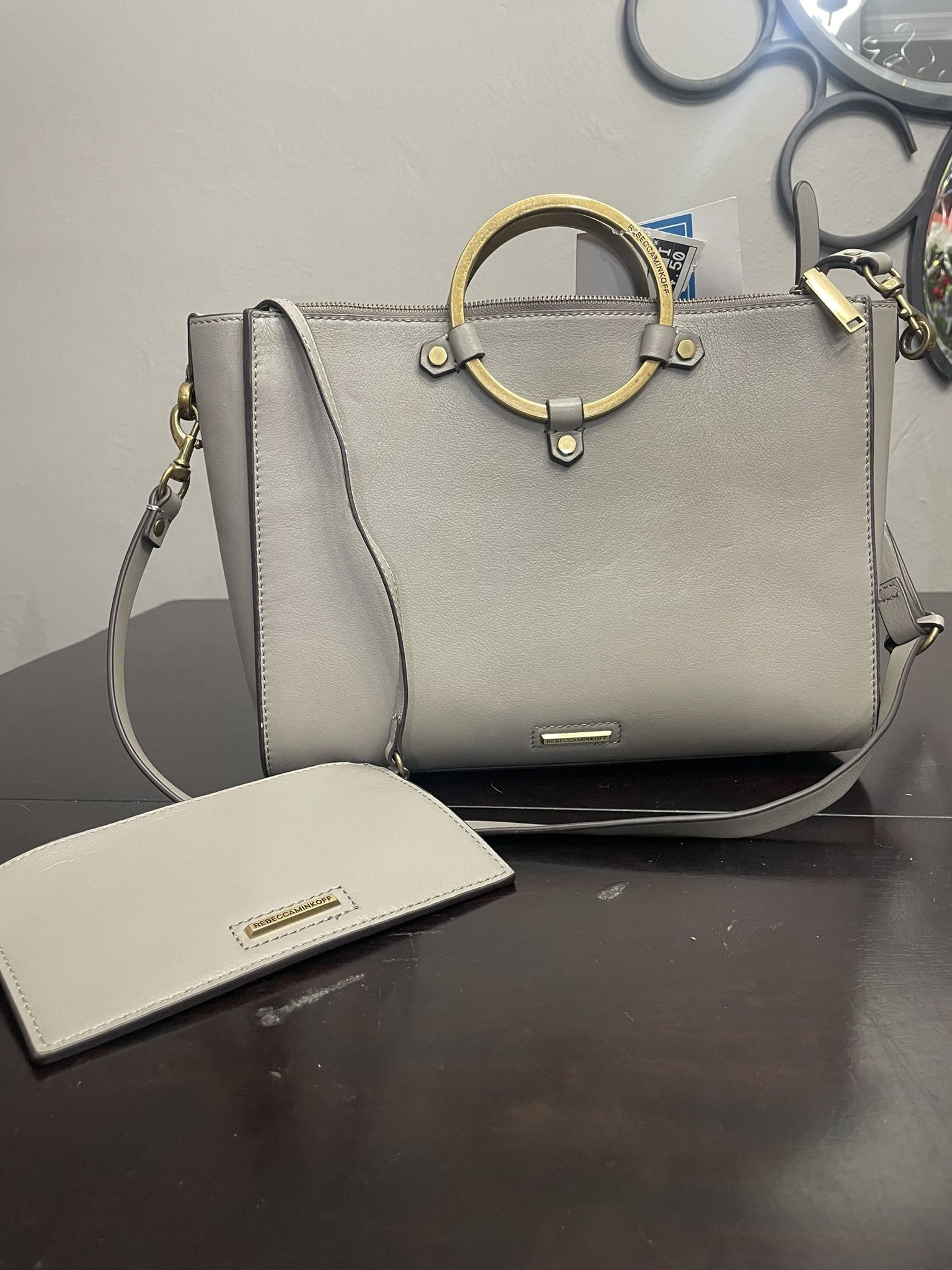 π Like New Leather Designer Purse REBECCA MINKOFF