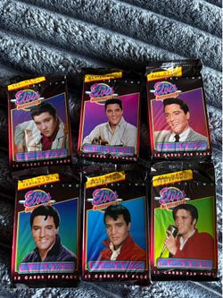 The Elvis collection cards of his life