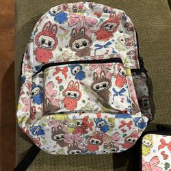 Labubu backpack and Lunch Bag. 