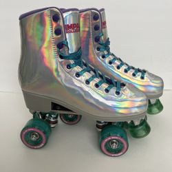 Impala Quad Roller Skates , Size 9 - Holographic Pre - Owned