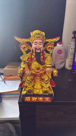 Chinese God of Wealth Figurine Statue