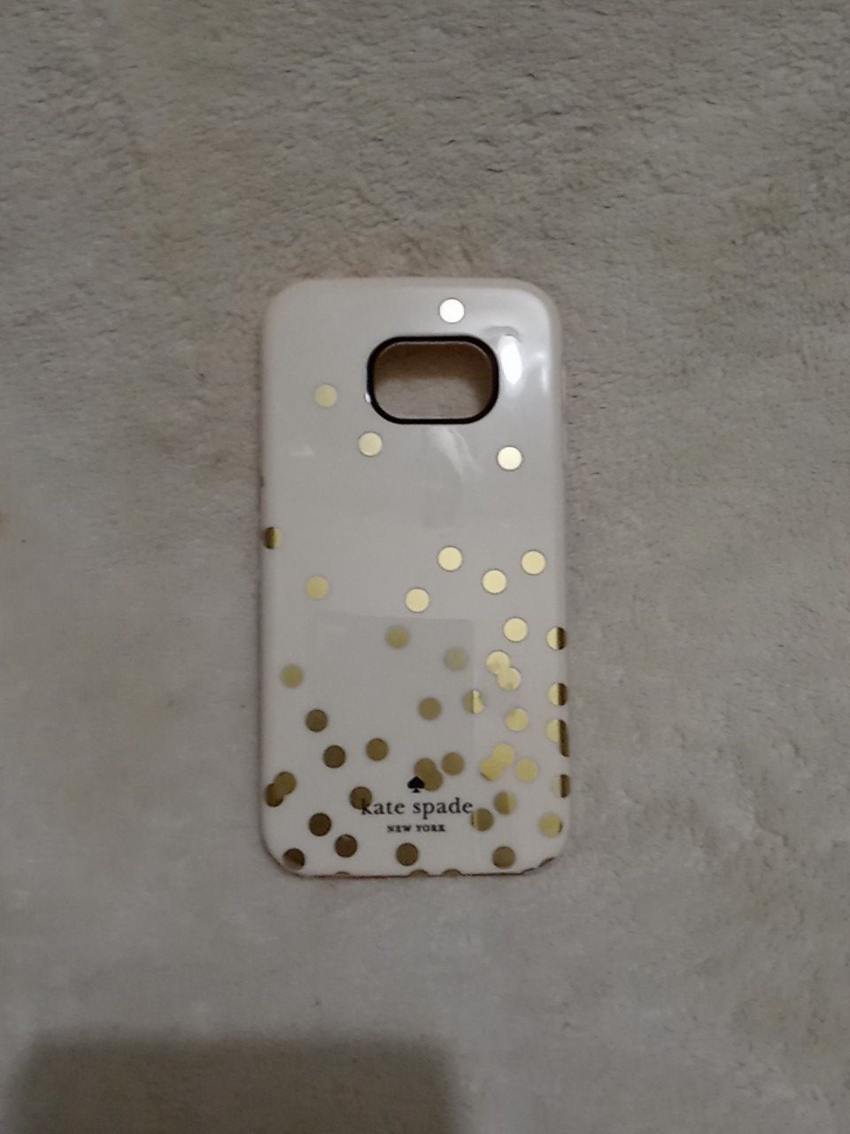 Kate Spade confetti Cream colored Case Galaxy S7