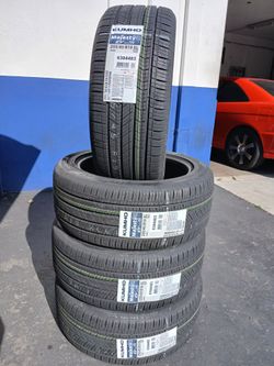 Tesla Tires New 255 45R19 Kumho EV Silence Trac with foam $690 set of four install mount and balance 👌