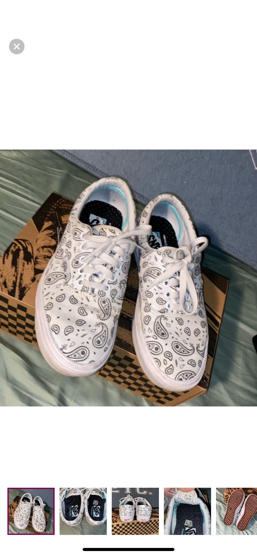 Vans  ComfyCush Era 'Paisley - White