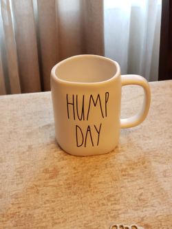 Rae Dunn "HUMP DAY" Mug