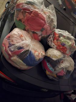 4 Bags of Misc Girl's Baby Clothing