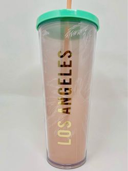 Starbucks Los Angeles 24 oz Venti Cold Cup Traveler Tumbler