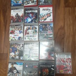 Play Station PS3 Games- 16 Games + Mic ...$6.00 Per Game