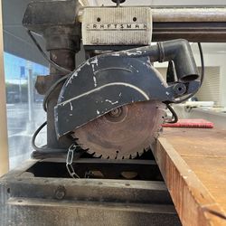 Vintage CRAFTSMAN Radial 100 Arm Saw and "Know-How" Manual