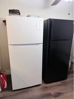 Refrigerators (Black GE & White Insignia)