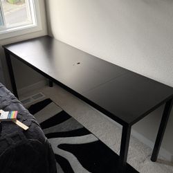 70inch + Black Office Desk