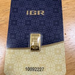 1/2 Gram IGR Gold