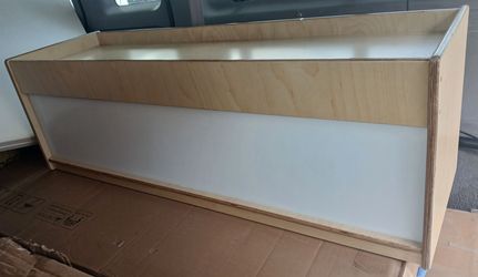 New Storage Cabinet with Activity Top, Classroom Furniture, Natural