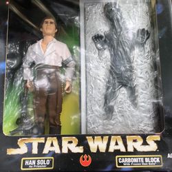 Star Wars: Han Solo & Han Frozen In Carbonite: 1/6: New Sealed