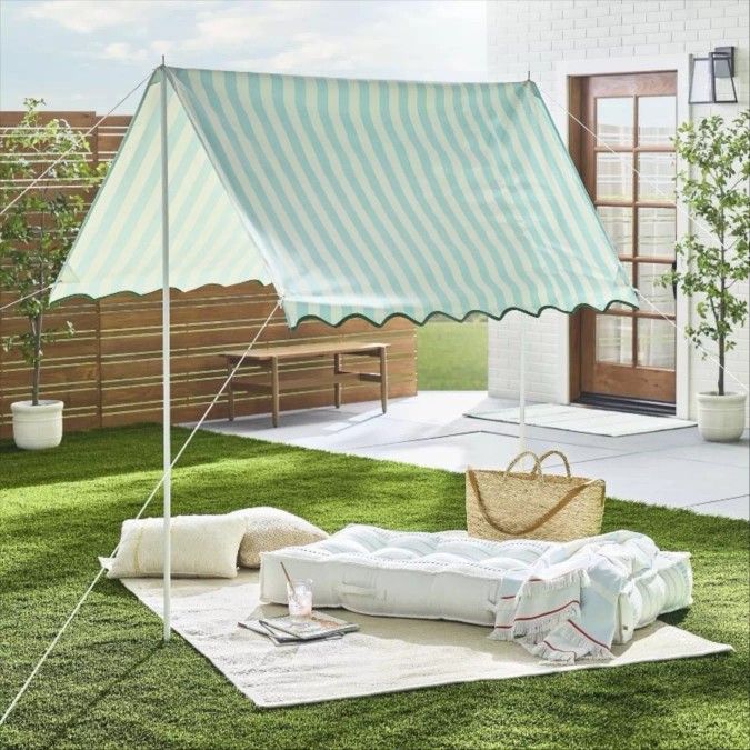 Sun Shade Tent Canopy Light Blue- Hearth & Hand