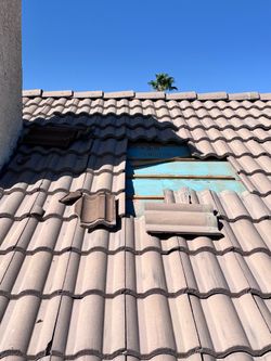 Tiles,shingles,torch.