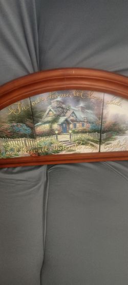 Framed Thomas Kinkade art