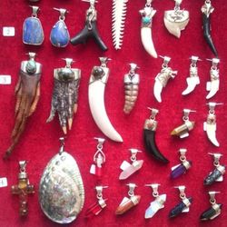 Exotic Stones Pendants With 100% Authentic Real Silver 