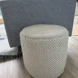 White Pouf